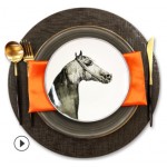 Bộ đồ ăn họa tiết hình ngựa